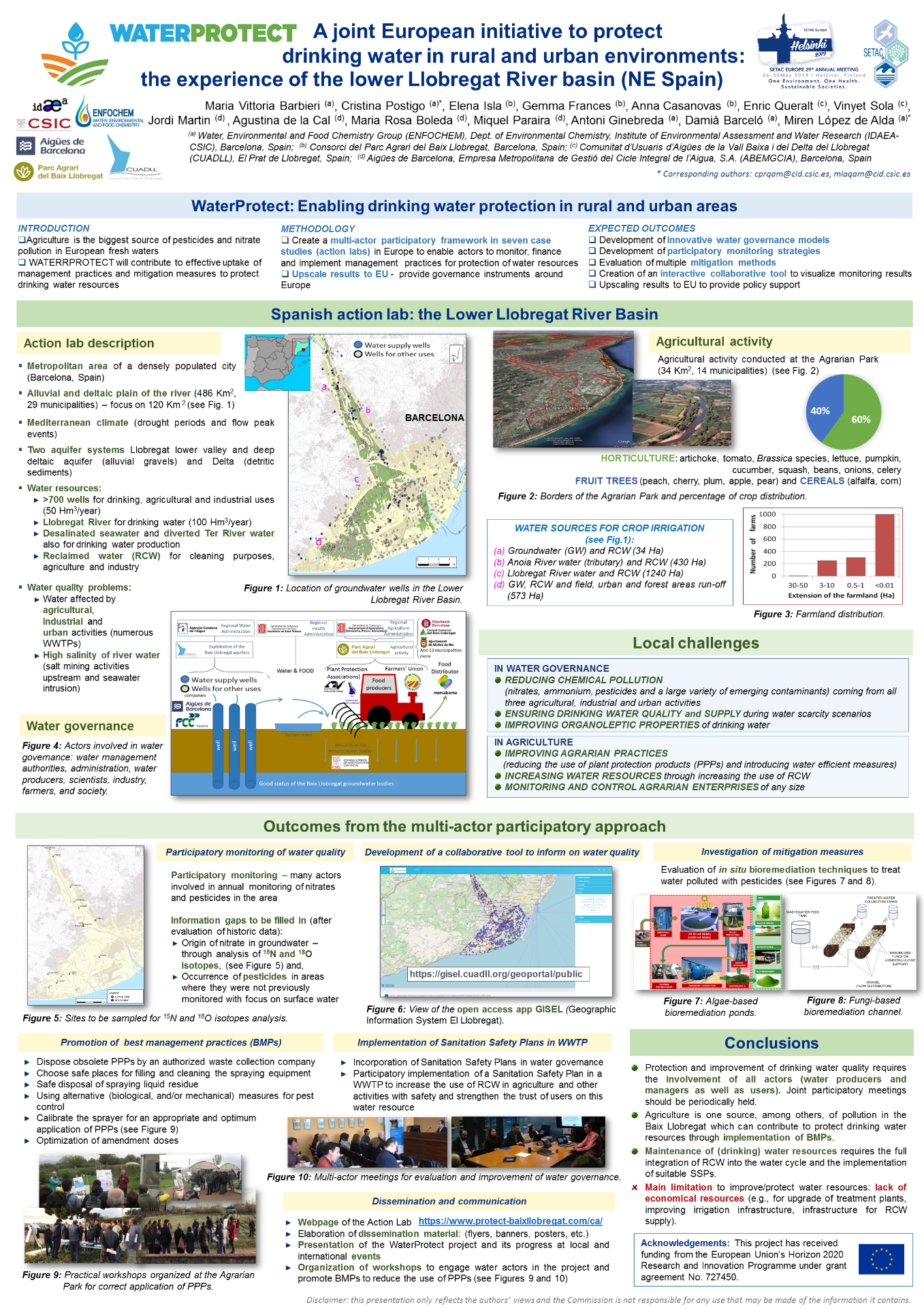 Poster presentado en SETAC 2019 en Helsinki